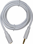 AUDIOVOX Stereo Extension Cable, White, 3.5mm, 6 Ft. ELECTRICAL AUDIOVOX