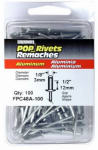 FPC CORPORATION 100-Pack Long Aluminum Rivets
