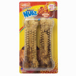 NYLABONE PRODUCTS Natural Nubz Long-Lasting Edible Dog Chew Treats, Bacon Flavor, Jumbo Up to 50 Lbs., 2-Ct. PET & WILDLIFE SUPPLIES NYLABONE PRODUCTS