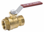 B&K LLC Full Port Ball Valve, Lead Free, Forged Brass, 1-1/2 In. FPT PLUMBING, HEATING & VENTILATION B&K LLC