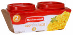 NEWELL BRANDS DISTRIBUTION LLC Food Storage Containers with Easy-Find Lids, Ruby Red, 0.5 Cup, 2-Pk. HOUSEWARES NEWELL BRANDS DISTRIBUTION LLC