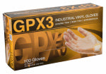 AMMEX CORPORATION Disposable Vinyl Gloves, Powder-Free, XL, 100-Ct.