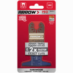 ARROW FASTENER CO Ground Tooth Power Curve Hardwood Oscillating Tool Blade, 2-1/2-In. TOOLS ARROW FASTENER CO