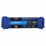 RICHELIEU AMERICA LTD. Polypropylene Rope, Diamond Braid, 32 Strand, 1/2 In. x 50 Ft.