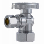 SHARKBITE/CASH ACME Brass Ball Angle Valve, Quarter Turn, 1/2 x 3/8 In. PLUMBING, HEATING & VENTILATION SHARKBITE/CASH ACME