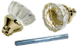 BELWITH PRODUCTS LLC Glass Cabinet Knobs, 2-Pk. HARDWARE & FARM SUPPLIES BELWITH PRODUCTS LLC