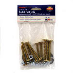 PLUMB SHOP DIV BRASSCRAFT Toilet Bolt, Brass, 1/4 x 2-1/4-In., 10-Pk. PLUMBING, HEATING & VENTILATION PLUMB SHOP DIV BRASSCRAFT