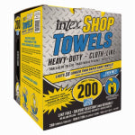 INTEX SUPPLY CO Cloth-like Shop Rags, Blue, 10x11 In., 200-Ct.