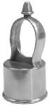 MIDWEST AIR TECHNOLOGIES Aluminum Eyetop Chain Link Loop Cap, 1-5/8 In.