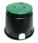 NDS Underground Sprinkler Overlapping Irrigation Control Valve Box, 10-In.