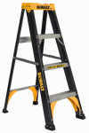 LOUISVILLE LADDER Step Ladder, Type II, Fiberglass, 4-Ft.