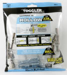 MECHANICAL PLASTICS CORP Snaptoggle BA Hollow Wall Anchors, 3/16-24-In., 10-Pk.