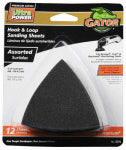 ALI INDUSTRIES Hook & Loop Sandpaper, Assorted Grit, 3 In., 12-Pk. TOOLS ALI INDUSTRIES