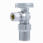 SHARKBITE/CASH ACME Brass Ball Angle Valve, Quarter Turn, 1/2 x 3/8 In. PLUMBING, HEATING & VENTILATION SHARKBITE/CASH ACME