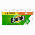 PROCTER & GAMBLE Paper Towels, Full Sheet, White, 4 Double Rolls