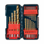 ROBERT BOSCH TOOL GROUP 21-Pc. Metal Drill Bit Set, Titanium TOOLS ROBERT BOSCH TOOL GROUP