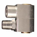 MILTON INDUSTRIES Air Hose Swivel Connector, 1/4-In. Male x Female NPT
