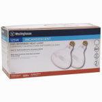 WESTINGHOUSE LIGHTING CORP Infrared Incandescent Heat Lamp, R40, 125 Watts, 2-Pk. ELECTRICAL WESTINGHOUSE LIGHTING CORP
