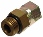 MI CONVEYANCE SOLUTIONS Hydraulic Adapter, 1/2-In. Male 0-Ring x 3/4-In. FP Swivel HARDWARE & FARM SUPPLIES MI CONVEYANCE SOLUTIONS