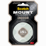 3M COMPANY Indoor Double-Sided Mounting Tape, 1 x 55 In.