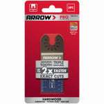 ARROW FASTENER CO Japanese Tooth Hardwood Oscillating Tool Blade, 1-5/16-In., 3-Pk. TOOLS ARROW FASTENER CO