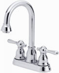HOMEWERKS WORLDWIDE LLC-IMPORT Bar Faucet, 2 Metal Handles, Brushed Nickel PLUMBING, HEATING & VENTILATION HOMEWERKS WORLDWIDE LLC-IMPORT