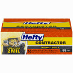 REYNOLDS CONSUMER PRODUCTS Contractor Trash Bags, Heavy Duty, 55-Gallon, 16-Ct.