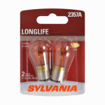 OSRAM SYLVANIA INC 2357A Long Life Miniature Amber Bulb, 2357ALL BP2, 2-Pk. AUTOMOTIVE OSRAM SYLVANIA INC