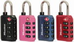 MASTER LOCK CO TSA Word Luggage Lock with 4 Letter Dial, 1-3/8-In., Assorted Colors