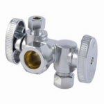 SHARKBITE/CASH ACME Brass Ball Valve, Dual Shut Off, Quarter Turn, 1/2 x 3/8 In. PLUMBING, HEATING & VENTILATION SHARKBITE/CASH ACME