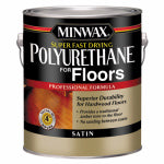 MINWAX Minwax 130220000 Polyurethane, Oil Base, Clear, Liquid, 1 gal Can, 0.9 Specific Gravity PAINT MINWAX