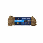 RICHELIEU AMERICA LTD. Polypropylene Rope, Twisted, Tan, 1/4 In. x 100 Ft.
