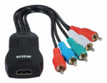 AUDIOVOX HDMI Component Adapter, Black ELECTRICAL AUDIOVOX