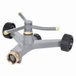 ZHEJIANG HONGCHEN IRRIGATION 3-Arm Rotary Sprinkler, Metal, 1,386 Sq. Ft. Coverage