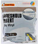 THERMWELL Vinyl Insert for Aluminum Threshold, Gray, 36 In.