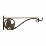 PANACEA PRODUCTS Hanging Plant Bracket, Butterfly, Brown Aluminum, 15-In. LAWN & GARDEN PANACEA PRODUCTS