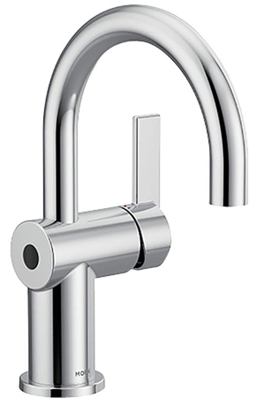 MOEN Moen Cia Series 6221EW Bathroom Faucet, 1.2 gpm, 1-Handle, Metal, Chrome, Lever Handle, High-Arc Spout PLUMBING, HEATING & VENTILATION MOEN