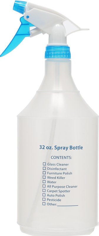 WHITMOR Whitmor 6587-11287 Spray Bottle, 32 oz Capacity, Plastic, Clear