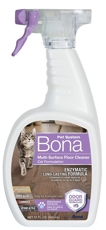 BONA Bona WM863051001 Cat Formulation Floor Cleaner, 32 oz Bottle, Liquid