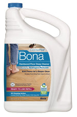 BONA Bona PowerPlus WM850018001 Hardwood Floor Deep Cleaner Refill, 128 oz Bottle, Liquid, Mild, Clear