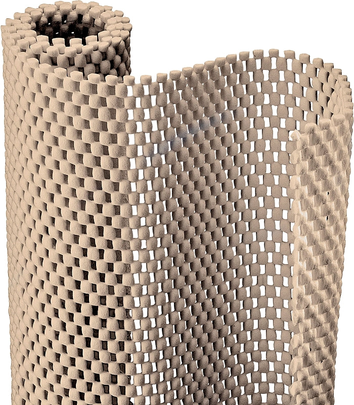 CON-TACT Con-Tact 04F-C6L59-06 Ultra Grip Liner, 4 ft L, 12 in W, Foam/PVC, Taupe HOUSEWARES CON-TACT