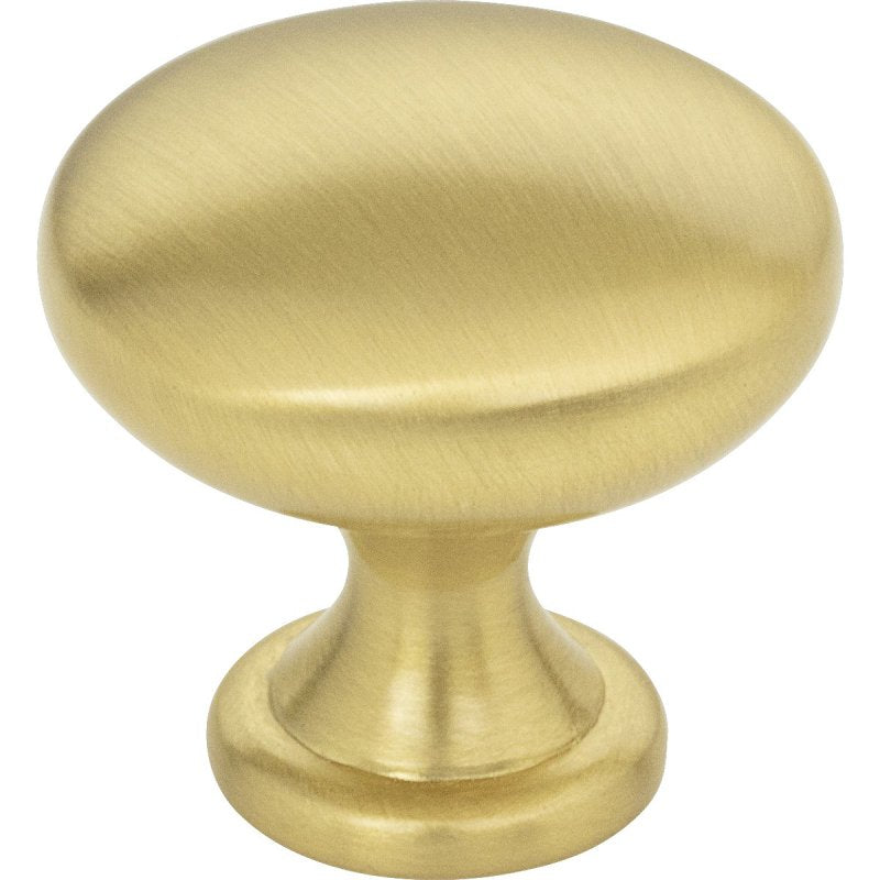 HARDWARE RESOURCES KasaWare K778BG-4 Mushroom Knob, 1-1/8 in Projection, Zinc, Brushed Gold HARDWARE & FARM SUPPLIES HARDWARE RESOURCES