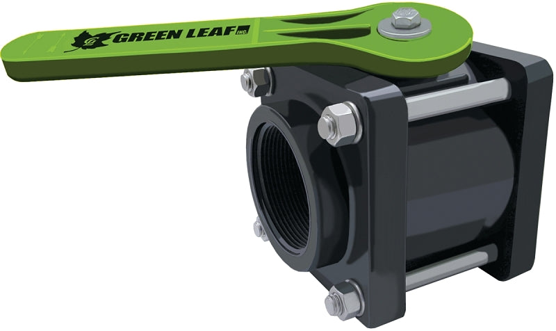 GREEN LEAF Green Leaf V204FP Ball Valve, 2 in Connection, Female NPT, 100 psi Pressure, Manual Actuator