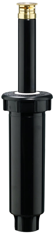 ORBIT IRRIGATION PRODUCTS Orbit 54521/54221 Spring Loaded Sprinkler with Twin-Spray Brass Nozzle, 1/2 in Connection, Quarter-Circle, Brass