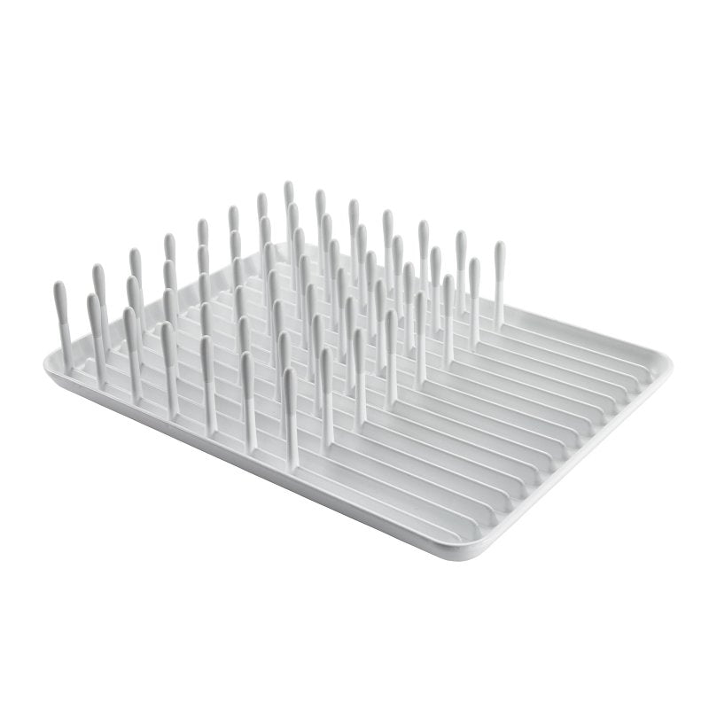 OXO INTERNATIONAL Good Grips 1440480 Dish Rack, 13-3/4 in L, 10-1/2 in W, 3-1/2 in H, Plastic HOUSEWARES OXO INTERNATIONAL
