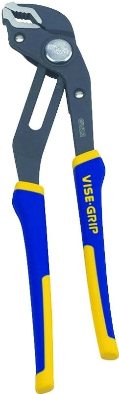 IRWIN Irwin 2078112 Groove Lock Plier, 12 in OAL, 2-3/4 in Jaw Opening, Blue/Yellow Handle, Cushion-Grip Handle