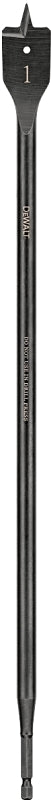 DEWALT DEWALT DW1595 Spade Drill Bit, 1 in Dia, 16 in OAL, 1/4 in Dia Shank, Hex Shank