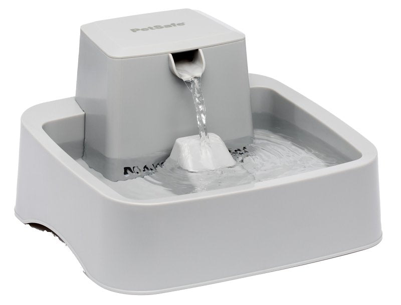 PETSAFE PetSafe PWW00-16790 Pet Fountain, 0.5 gal Volume, Plastic, Gray HARDWARE & FARM SUPPLIES PETSAFE