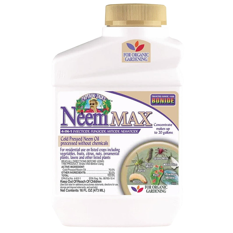 BONIDE Captain Jack's 026 Ready-to-Use Bon-Neem II, Liquid, Spray Application, Indoor, Outdoor, 16 oz Bottle LAWN & GARDEN BONIDE
