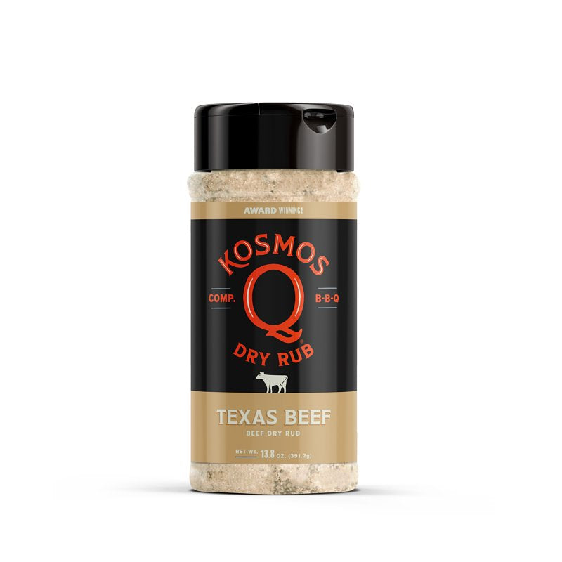 KOSMOS Q Kosmos Q KOS-TXBF-16OZ Texas Rub, 13.8 oz Can OUTDOOR LIVING & POWER EQUIPMENT KOSMOS Q